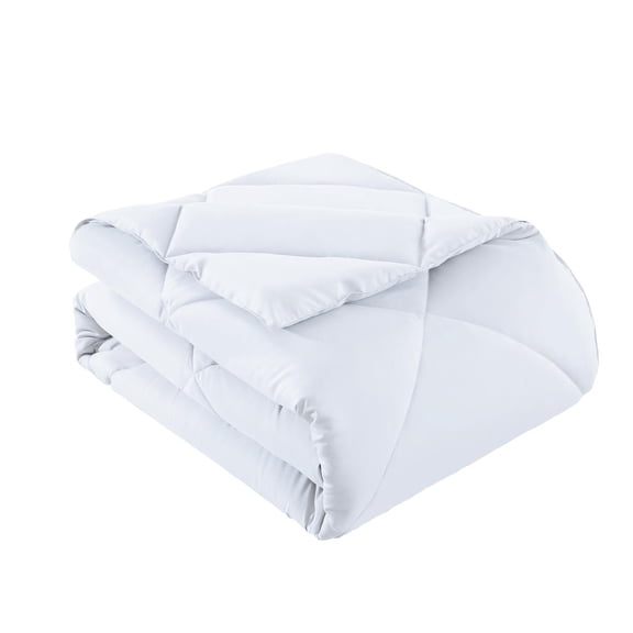St. James Home Microfiber Nano Comforter, White, Full/Queen