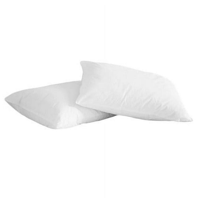 St. James Home Natural Memory White Duck Pillow, White, 2 Pack, Jumbo Size