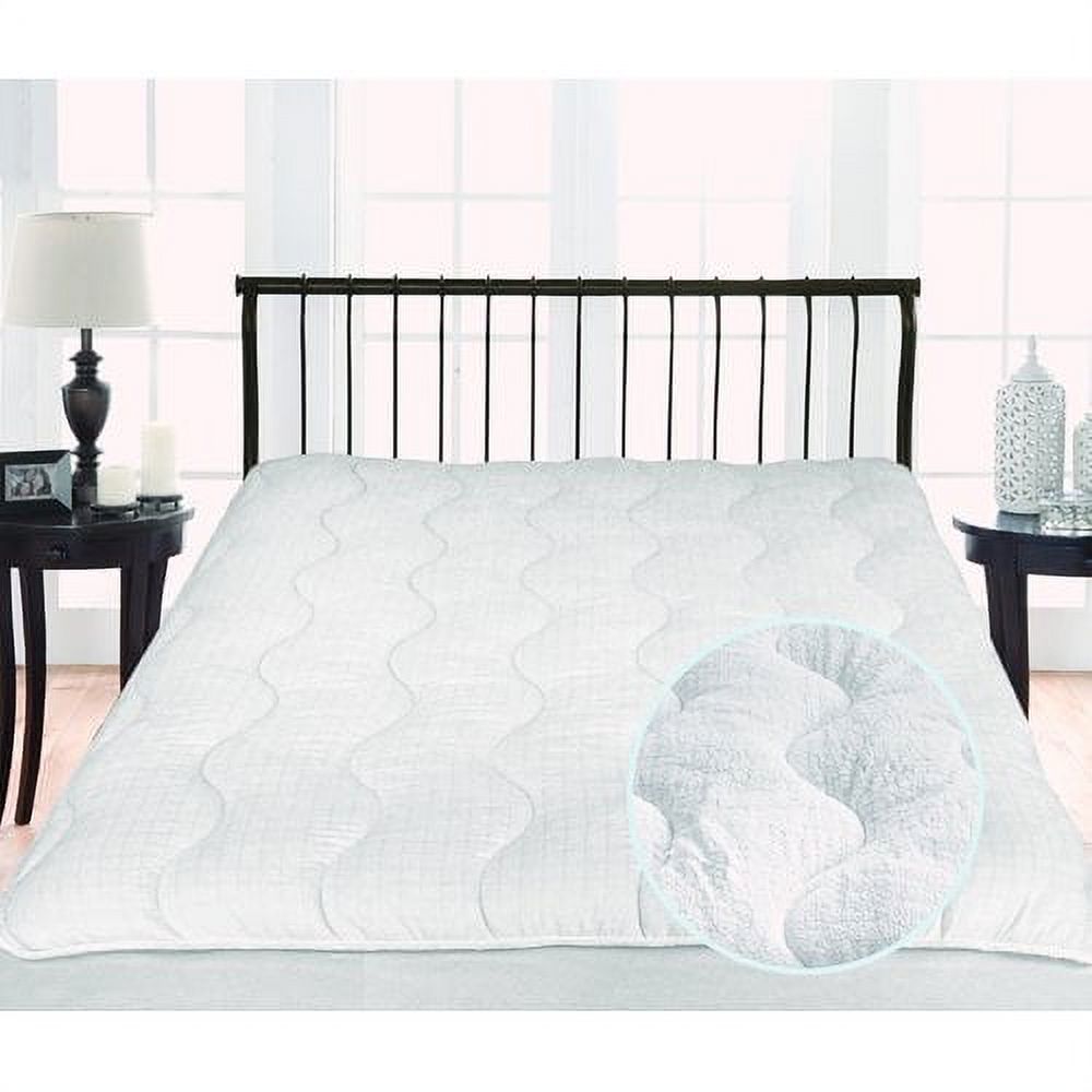 St. James Home Reversible Mattress Pad, 300 Thread Count, Full