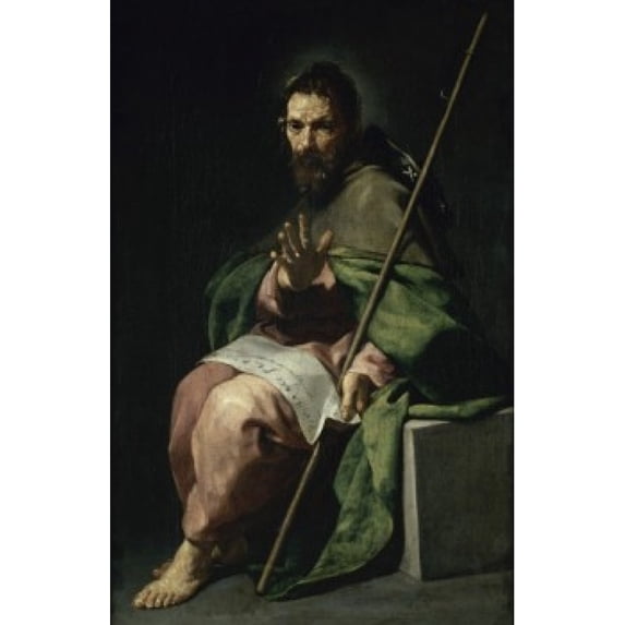 St. James the Major Alonso Cano (1601-1667/Spanish) Musee du Louvre Paris Poster Print (18 x 24)