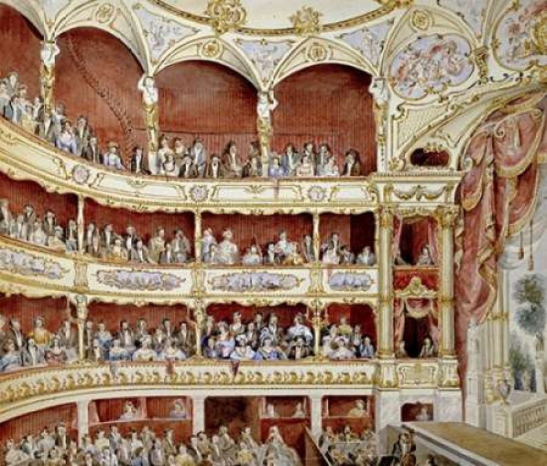 St Jamess Theatre Canvas Art - John Gregory Crace (24 x 24)