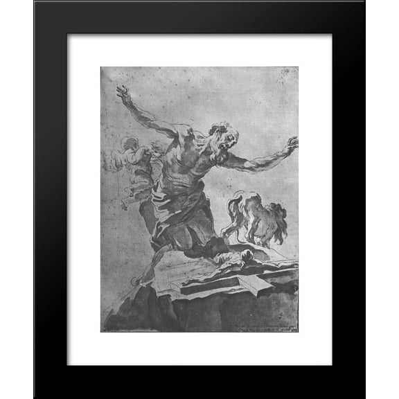 St. Jerome 20x24 Framed Art Print by Gian Lorenzo Bernini