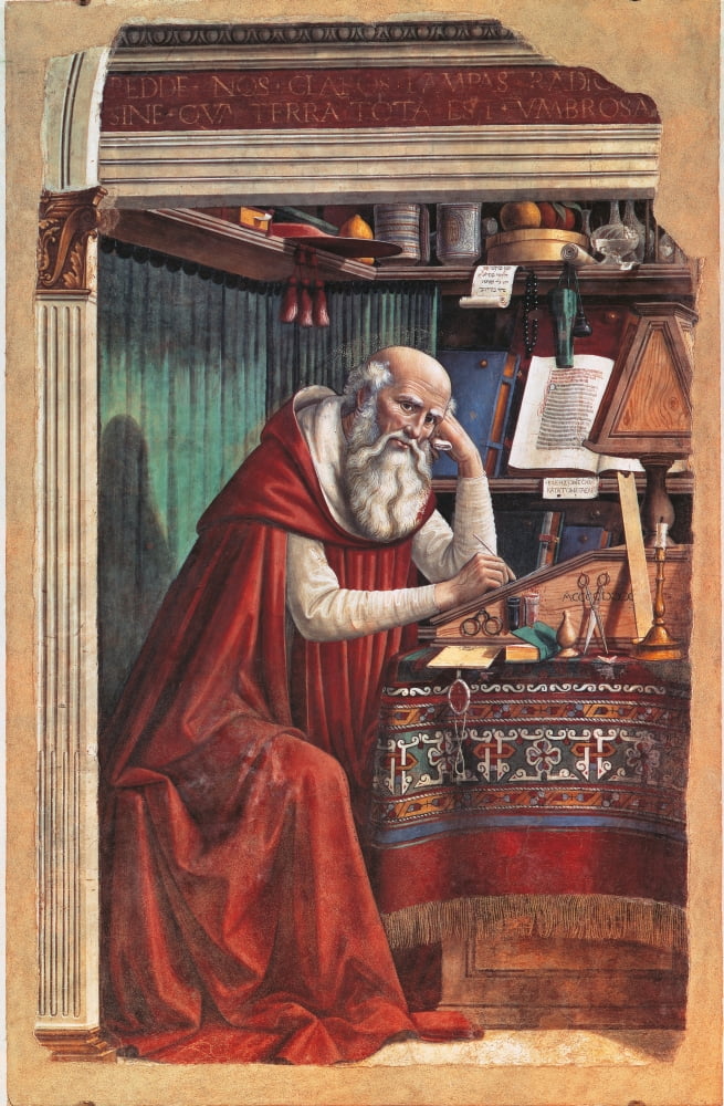 St Jerome Canvas Art - (18 x 24)