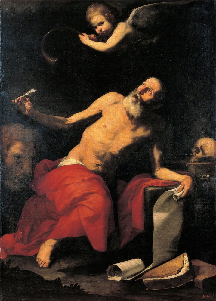 St Jerome Canvas Art - (24 x 36)