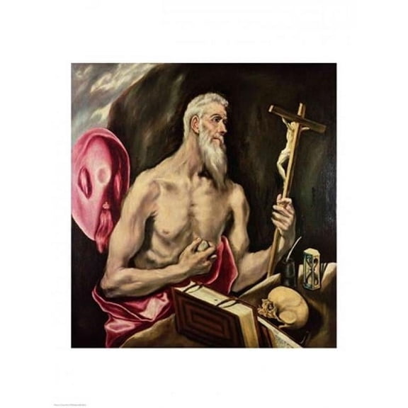 St. Jerome Poster Print by El Greco