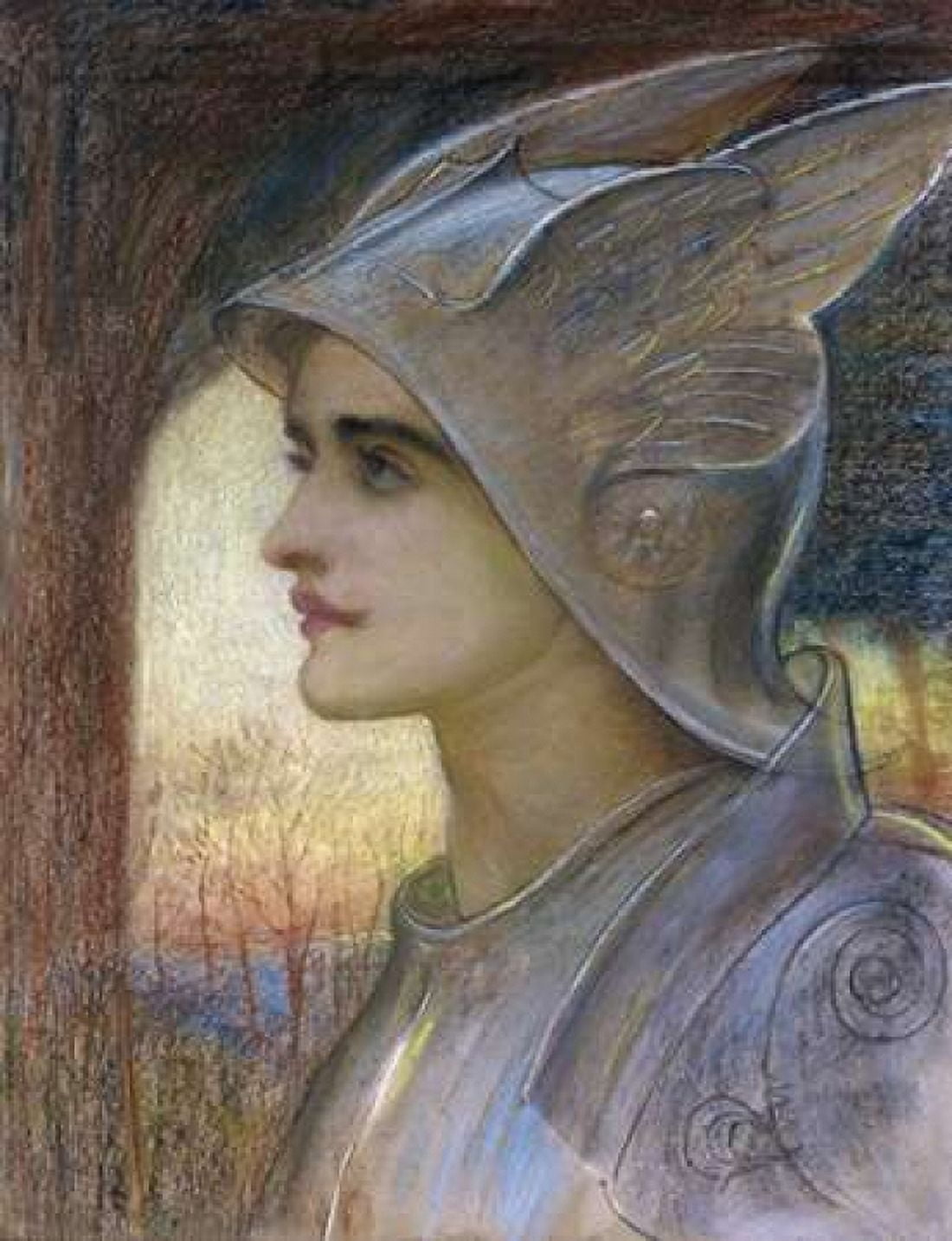 St Joan of Arc Canvas Art - Sir William Blake Richmond (22 x 28)