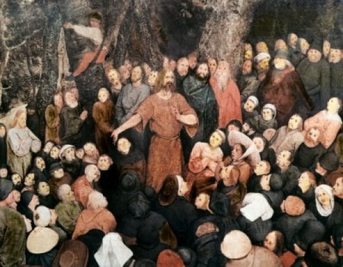 St John The Baptist Preaching 1565-7 Pieter Bruegel the Elder (ca1525-1569Flemish) Oil on Canvas Fine Art Museum Budapest Hungary Canvas Art - Pieter Bruegel (18 x 24)