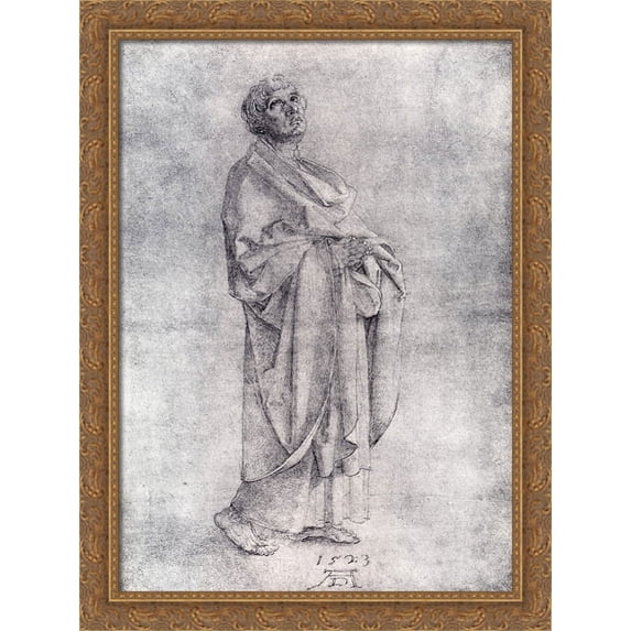 St. John Lamenting 28x38 Large Gold Ornate Wood Framed Canvas Art by Albrecht Durer