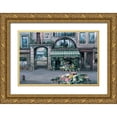 thumbnail image 1 of St. John, Mark 18x13 Gold Ornate Wood Framed with Double Matting Museum Art Print Titled - Dominique Fleuriste, 1 of 4