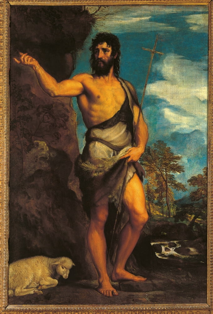St John The Baptist Canvas Art -  (18 x 24)