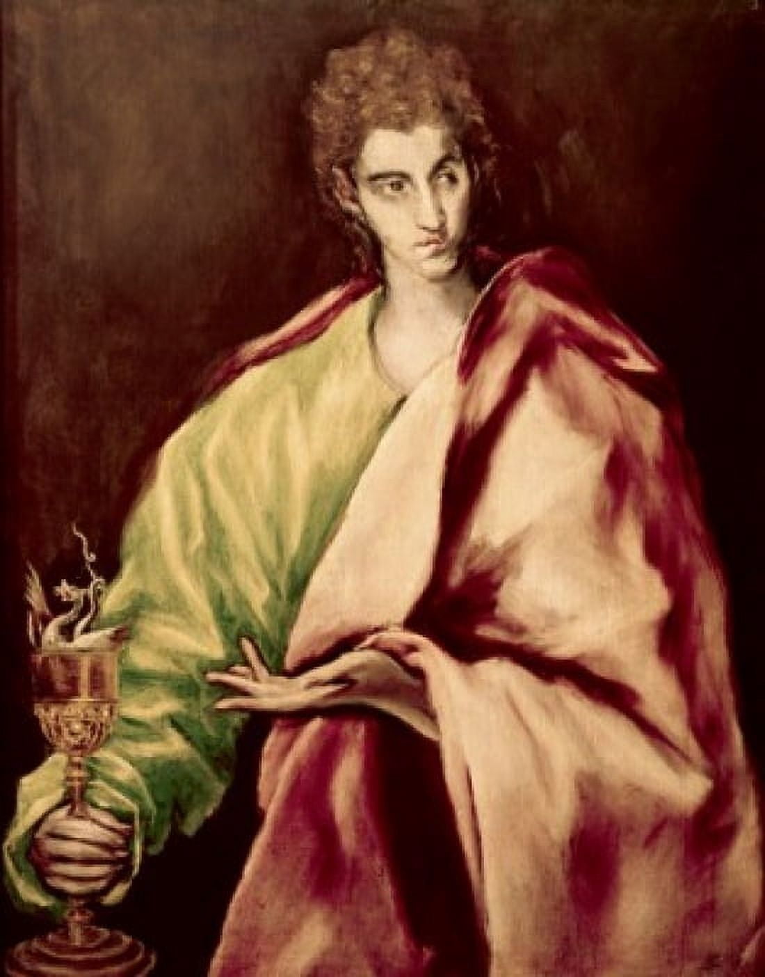 St John The Evangelist 15951604 El Greco (1541-1614 Greek) Oil On Canvas Museo del Prado Madrid Spain Canvas Art - El Greco (18 x 24)
