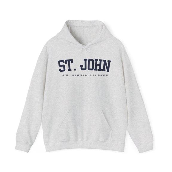 St John U.S. Virgin Islands Collegiate Classic Hoodie Hooded Sweatshirt Gift Souvenirs