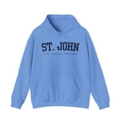 St John U.S. Virgin Islands Collegiate Classic Hoodie Hooded Sweatshirt Gift Souvenirs