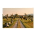 thumbnail image 1 of St. John Vianney Cemetery, Irasburg 02 - Irasburg Vermont Photography Rural Scenic Landscape Autumn Countryside Sunset Unframed Wall Art Print 20 x 28 inches, 1 of 7