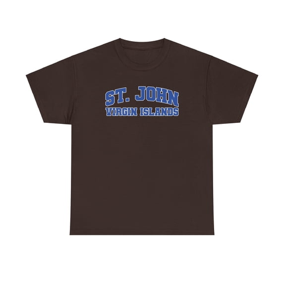 St. John Virgin Islands Shirt Gifts Tshirt Crew Neck Short Sleeve
