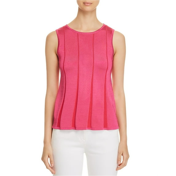 St. John Womens Collection Pullover Sweater, Pink, Petite, P