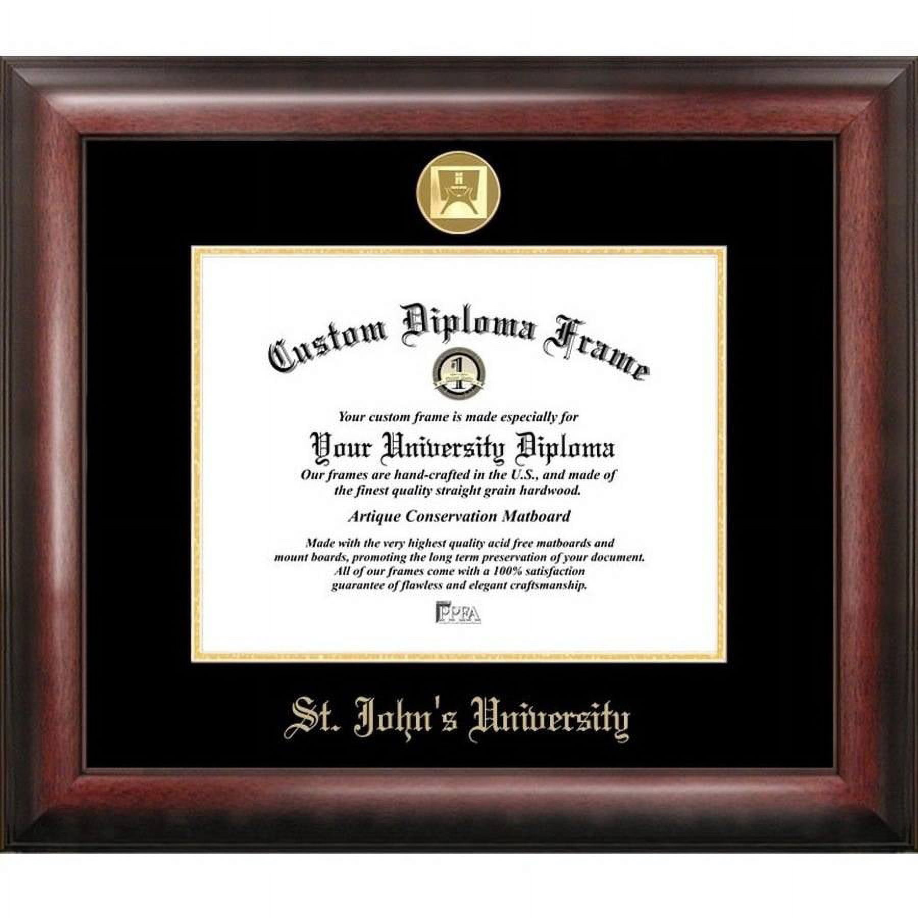 St. John's University 8.5" x 11" Gold Embossed Diploma Frame