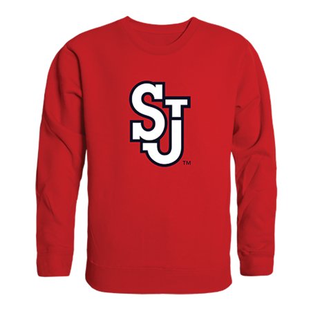St. John's University Red Storm College Crewneck Sweatshirt - Red, Small
