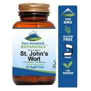 شارع. كبسولات Johns Wort مع Hypericin ، 450mg Formula St Johns Wort Extract 90 Caps