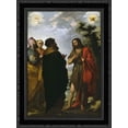 thumbnail image 1 of St. John the Baptist with the Scribes and Pharisees 20x20 Black Ornate Wood Framed Canvas Art by Murillo, Bartolome, 1 of 2