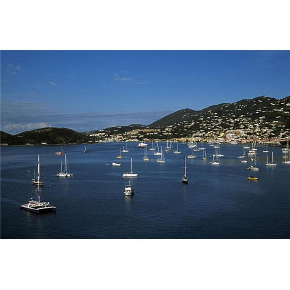 St Johns Antigua West Indies Caribbean Poster Print by John Doornkamp - 18 x 11