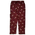 thumbnail image 1 of St. Johns Bay Mens Burgundy Skier Fleece Sleep Pants Pajama Bottoms Large, 1 of 1