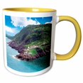 thumbnail image 1 of 3drose, St. Johns, Newfoundland, Fort Amherst -cn05 Mgl0005 - Miva Stock, 11oz Two-tone Yellow Mug, 1 of 6