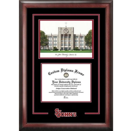 St. Johns Red Storm 8.5" x 11" Spirit Graduate Diploma Frame