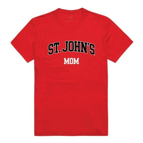 St Johns University College Mom T-Shirt, Red - Small