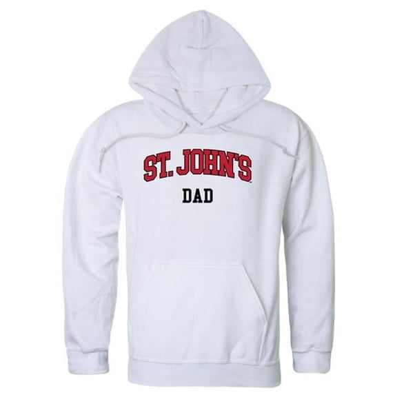 St. Johns University Dad Hoodie, White - Medium