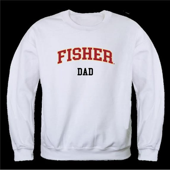 St. Johns University Fisher Cardinals Dad Crewneck Sweatshirt, White - 2XL