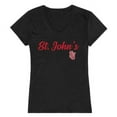 thumbnail image 1 of St. Johns University Womens Script T-Shirt, Black - Extra Large, 1 of 1