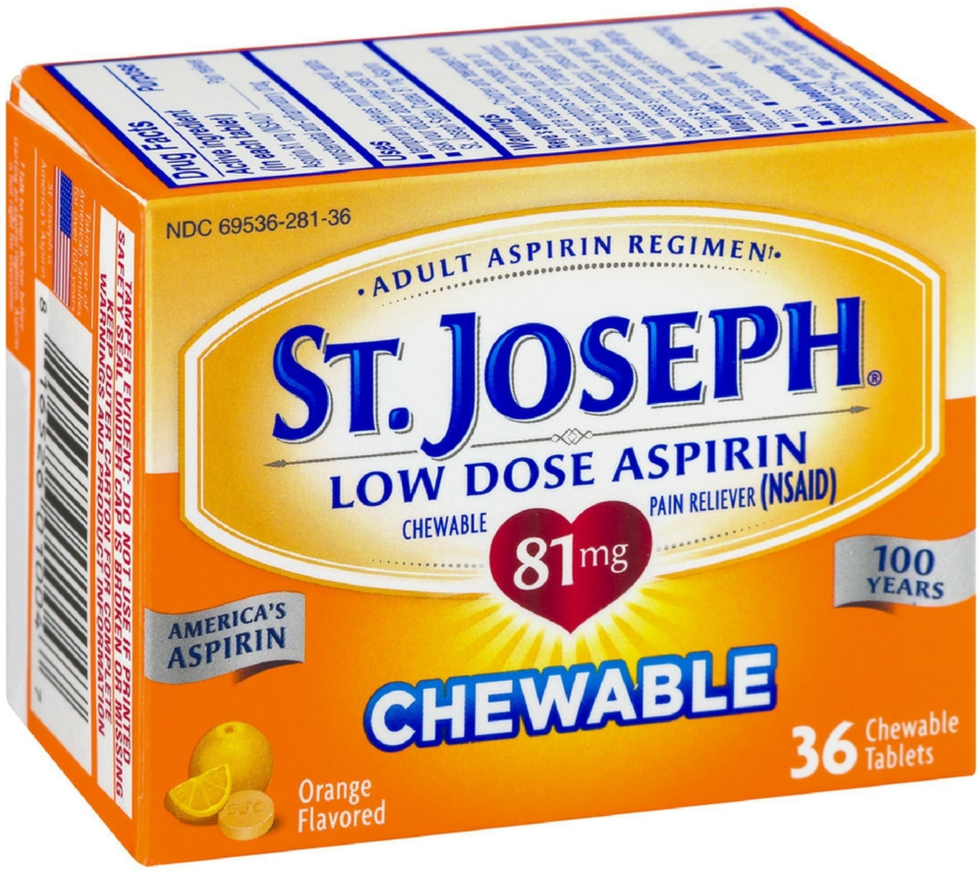 St Joseph Aspirin Chew Size 36ct St Joseph Aspirin Chew 36ct