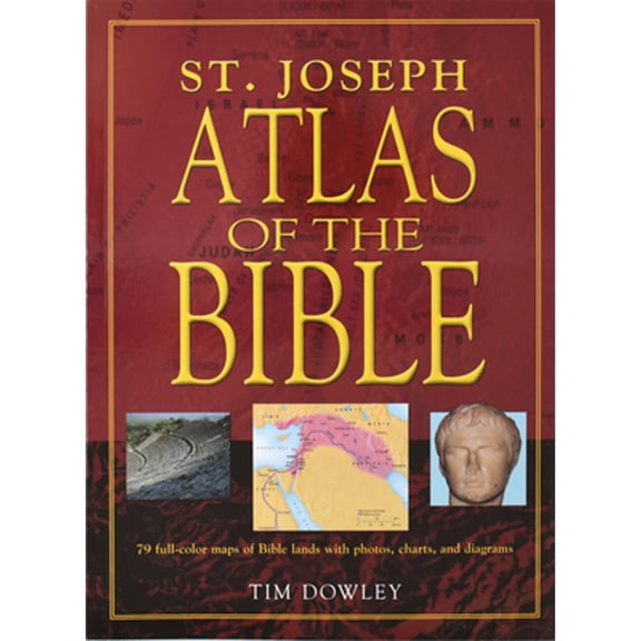 Pre-Owned St. Joseph Atlas of the Bible: 79 Full-Color Maps of Bible Lands with Photos, Charts, and Diagrams (Paperback) 0899426557 9780899426556