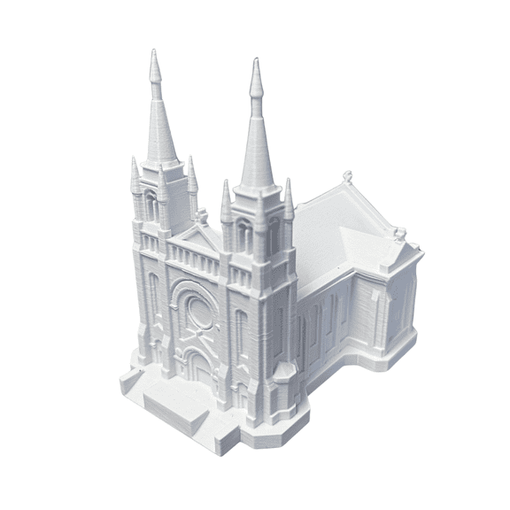 St. Joseph Cathedral Replica Sioux Falls Landmark Architectural Model South Dakota