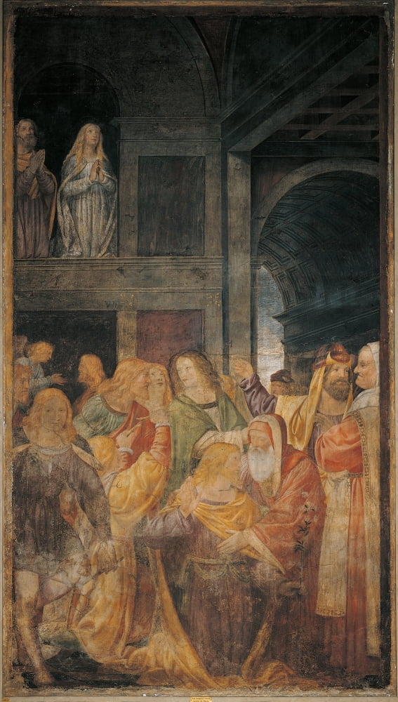 St Joseph Chosen As The Spouse Of The Virgin Canvas Art -  (24 x 36)