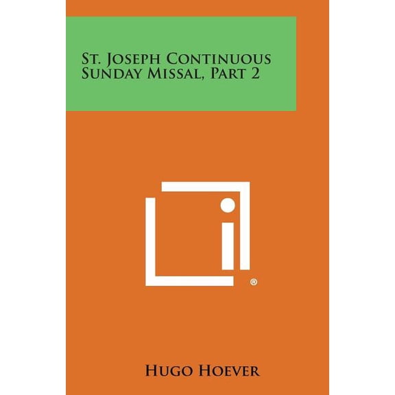 St. Joseph Continuous Sunday Missal, Part 2 Paperback