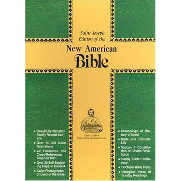 Pre-Owned Saint Joseph Personal Size Bible-NABRE (Bonded Leather) 089942578X 9780899425788