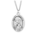 thumbnail image 1 of St. Joseph Sterling Silver Medal Necklace, 1 of 10