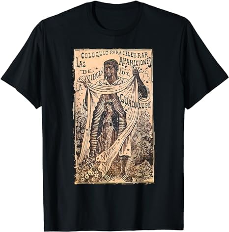 St Juan Diego Our Lady of Guadalupe Vintage Mary Catholic T-Shirt ...