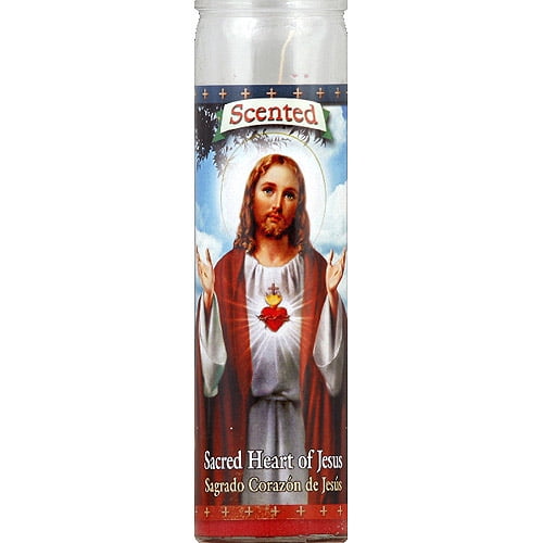 St. Jude Candle Company Sacred Heart of Jesus Strawberry Scented Candle