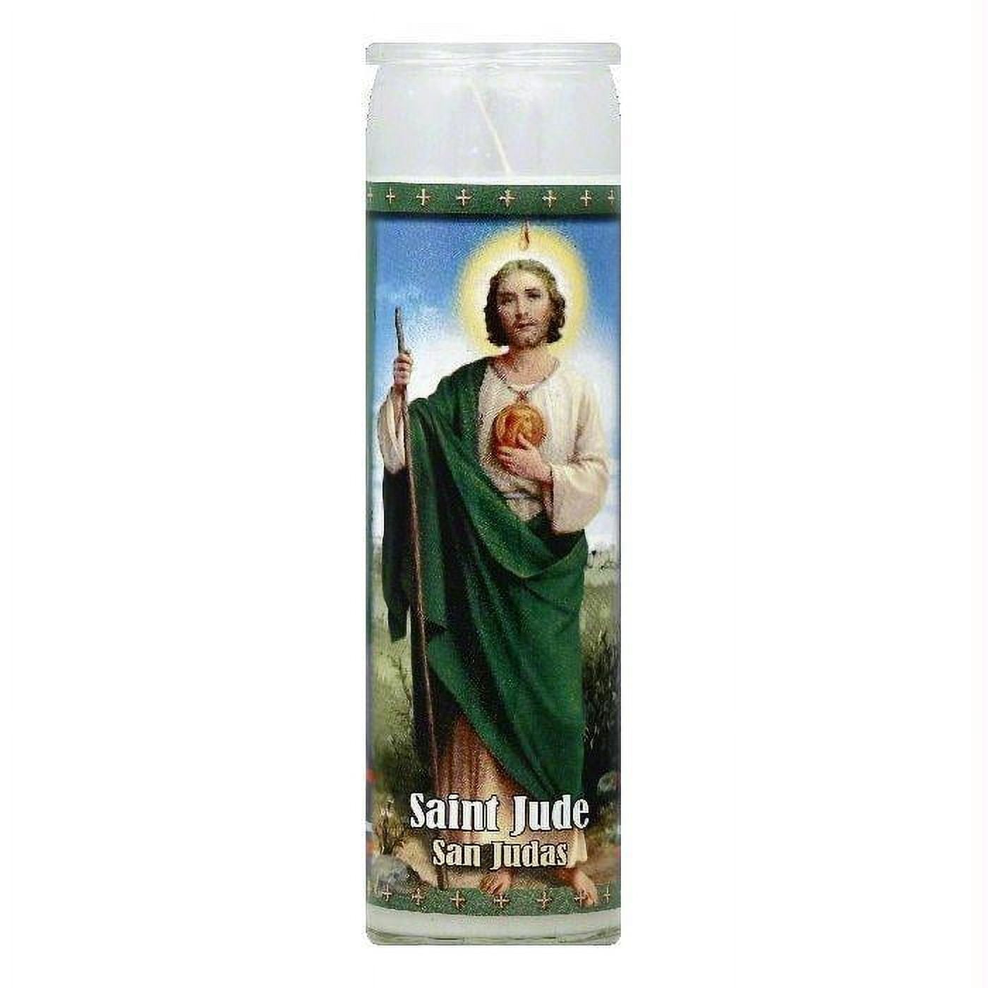 St Jude Candle St. Jude 8 Inch Religious Prayer Candle, Pack of 12