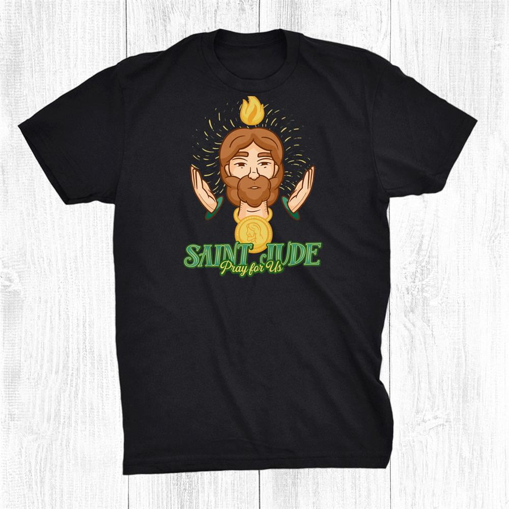 St Jude Medal Thaddeus Apostle Patron Saint Of Lost Causes Shirt Gift