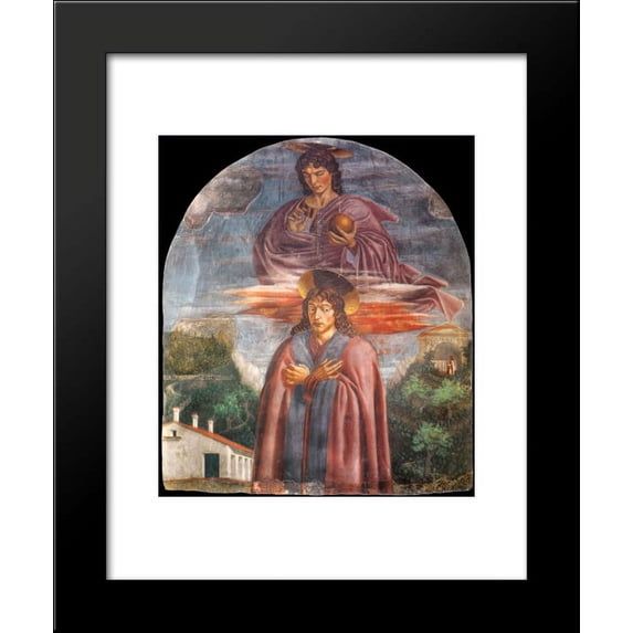 St. Julian and the Redeemer 20x24 Framed Art Print by Andrea del Castagno