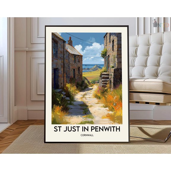 St Just Cornwall Poster Unframed Paper Print