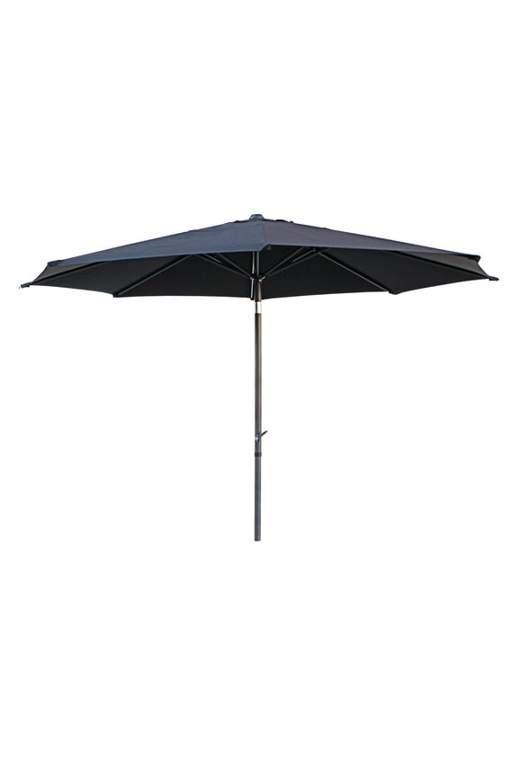 St. Kitts Aluminum 11.5-foot Patio Umbrella - Black
