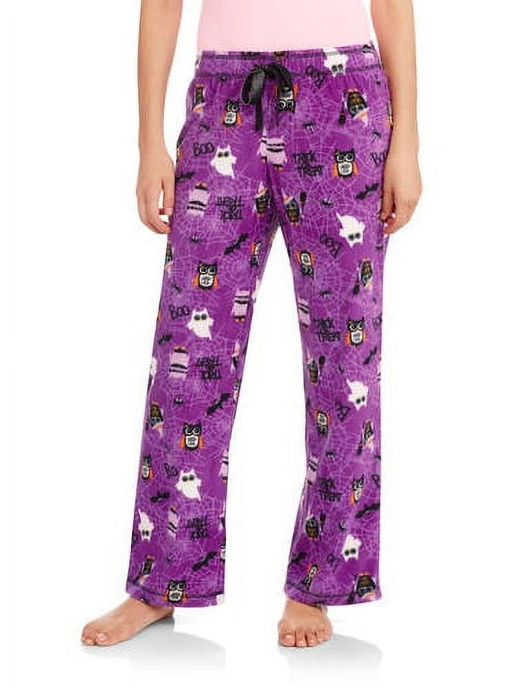 Fuzzies by Confetti Women Pajama Pants Sleepwear Fleece PJ, Junior Small