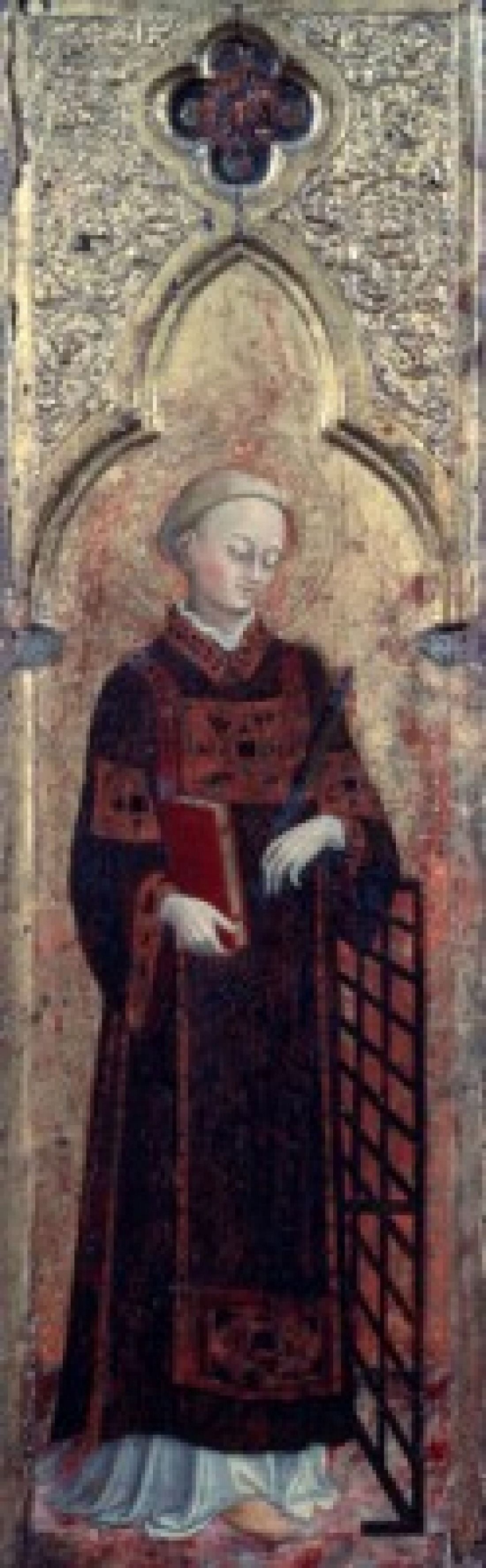 St Lawrence 1444 Sassetta (1394-1450 Italian) State Hermitage Museum St Petersburg Russia Canvas Art - Sassetta (24 x 36)