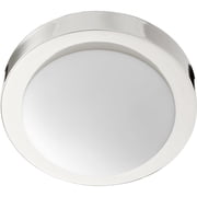 St Lawrence Drift 1 Light Flush Mount in Bailey Street Home Home Collection Style 9.25 inches Wide By 3.75 inches High-Polished Nickel Finish Bailey