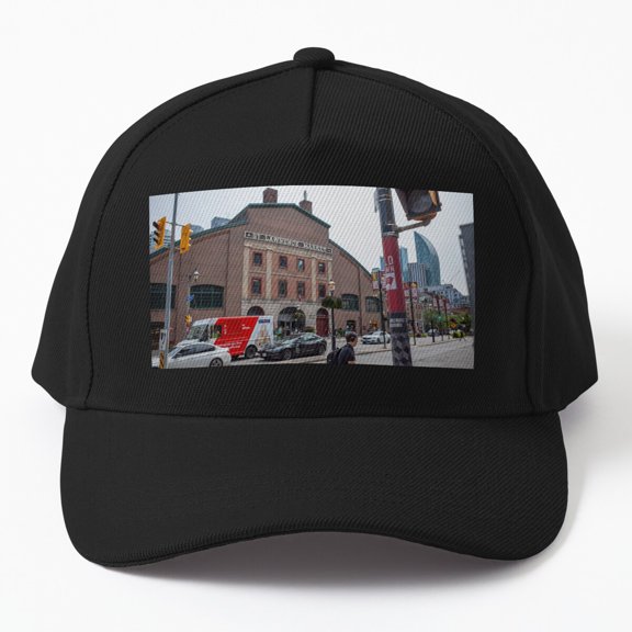 St Lawrence Market Baseball Hat, Downtown Toronto Culinary Travel Graphic Design, Classic Cap